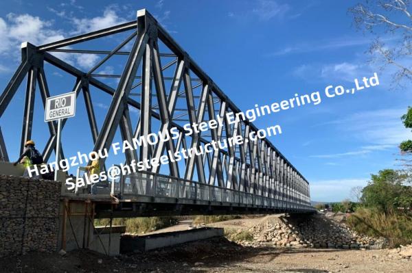 Quality Hot-dip Galvanized Or Painted Corrosion Protection Portable Steel Bridge And Manufacture In China for sale