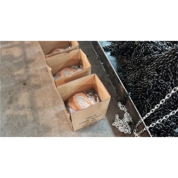 Mine Galvanized Steel 2t Movable Lifting Chain Block