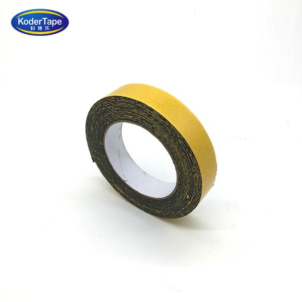 1mm 1.5mm 2mm 2.5mm 3mm Black Pe Foam Tape With Double Sided Adhesive