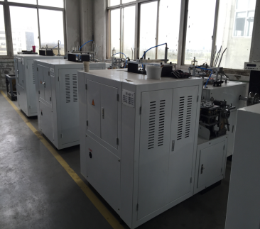 PE Coated / Ripple Paper Cup Making Machine 4.7kw Paper Cup Sleeve Machine