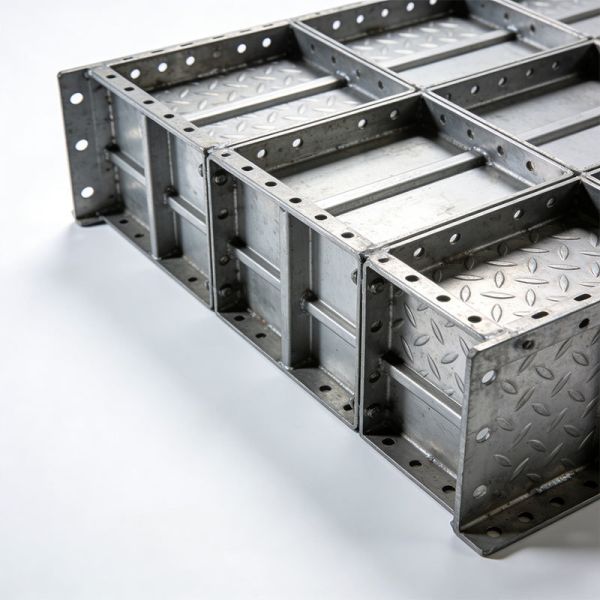 Anti-Corrosion High-Strength Steel Wall Formwork System with Modular Design for Vertical Concrete Construction