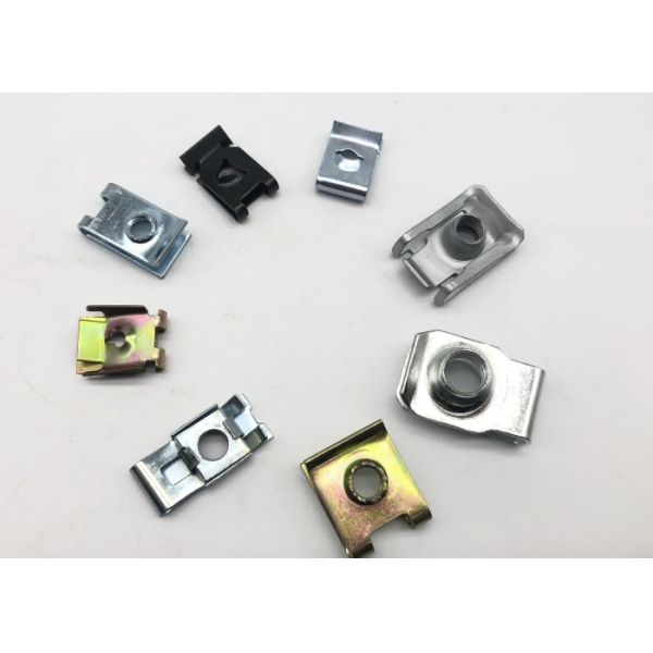 M10 M16 Brass & Yellow black Galvanized Carbon Steel Clip Nuts with High strength