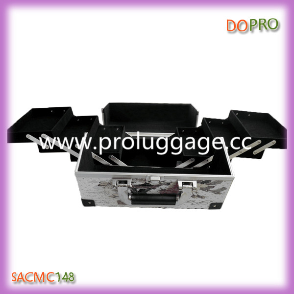 New design twinkle uv printing portable makeup case (SACMC148)