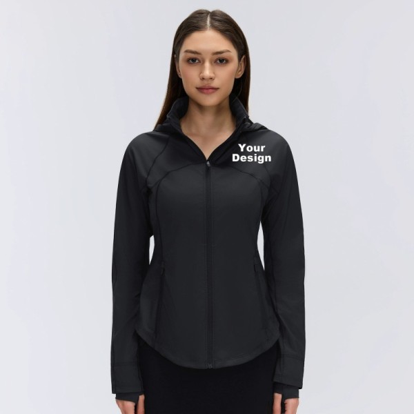 Cool Touch UPF50+ Sun Protection Jacket, Detachable Hood Packable UV Block Outdoor Coat | Custom Logo OEM ODM Available