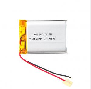 Buy cheap TW703040 Rechargeable 3.7v 850mah Lithium Polymer Battery KC CB Lipo Battery MSDS UN38.3 product