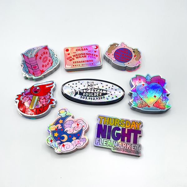 Custom Die Cut Stickers Vinyl Decals Waterproof Oilproof Scratchproof for Promotional