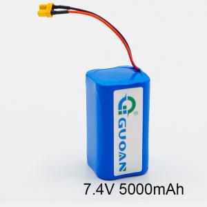 Buy cheap Rechargeable 7.4V Li Ion Battery 18650 21700 Lithium Ion Cell Battery Pack product