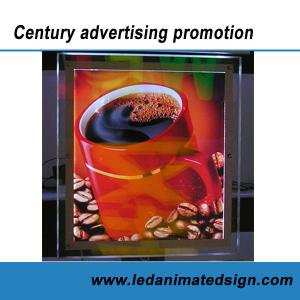 Business advertising crystal light box