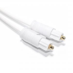 China Factory Outlet Digital Optical Audio Cable White Toslink SPDIF Ultra-Thin For Home Sound Bar Mini CD on sale