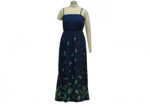 Buy cheap Elastine Waist Gradient Womens Slip Dress , Viscon Summer Casual Maxi Dresses product