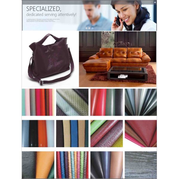 1.3mm PVC Faux Leather Eco Friendly Durable For Furniture & Decorations