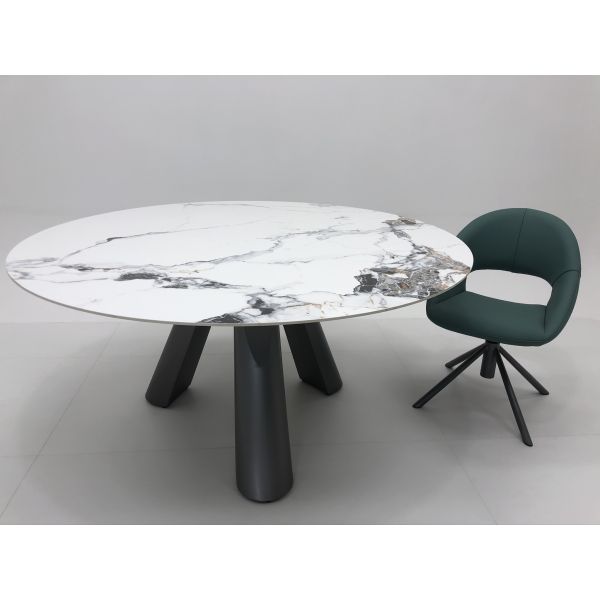 Dining Table Luxury Modern Restaurant Home Table Dining Room Dinning Table Marble Top Round Dining Table