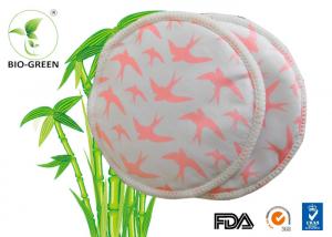 China Nursing Bra Bamboo Breast Pads With Soft Material Customized Printed Log Available on sale