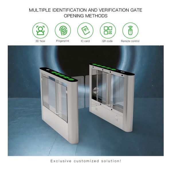 HCW CE Barrier Turnstile Gate 510mm Width Intelligent Access Control