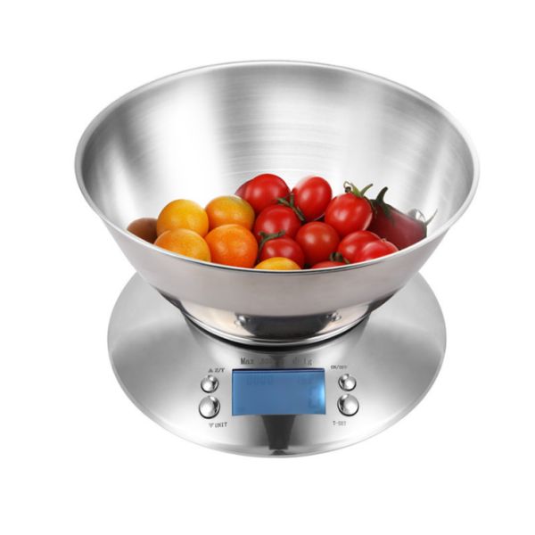 Crackle Glaze 0.1g Food Kitchen Scale Bowl Digital Grams and Ounces for Weight Loss Baking Cooking and Keto