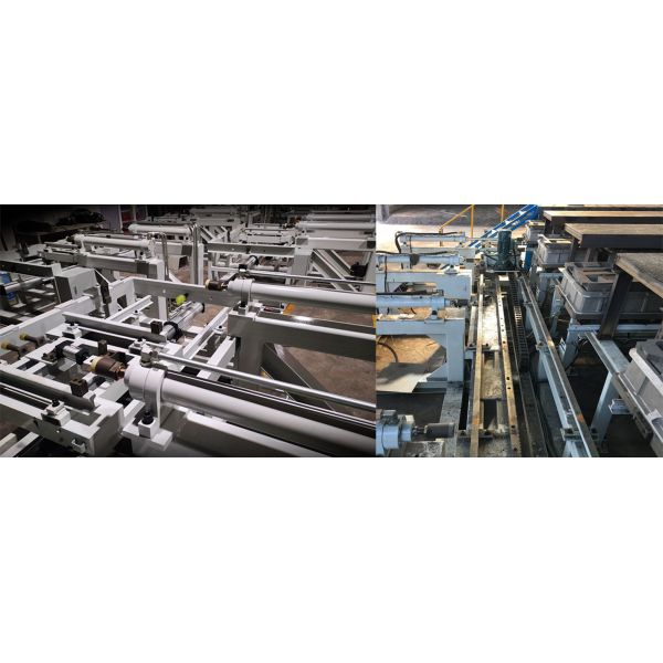 Automated Foundry Moulding Line Horizontal Parting Molding Production Line For Wet Sand Casting