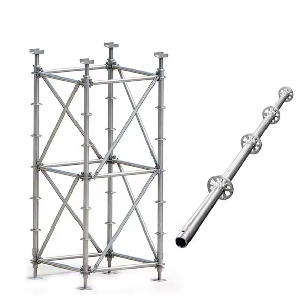 500mm Q355B Carbon Steel Ring-Lock Scaffolding Upright with Corrosion Resistance for Construction