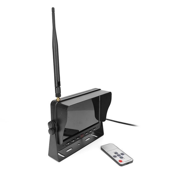 7 Inch Forklift Wireless Camera System OEM Wireless Rear Camera System 10V - 45V DC