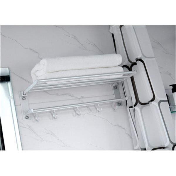 Shower Cabins White Acrylic ABS Tray 1700*1200*2150mm black aluminium