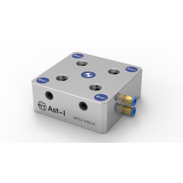 CNC Clamping Pneumatic Air Vise Pneumatic Fixtures For 3/4/5 Axis CNC Equipment