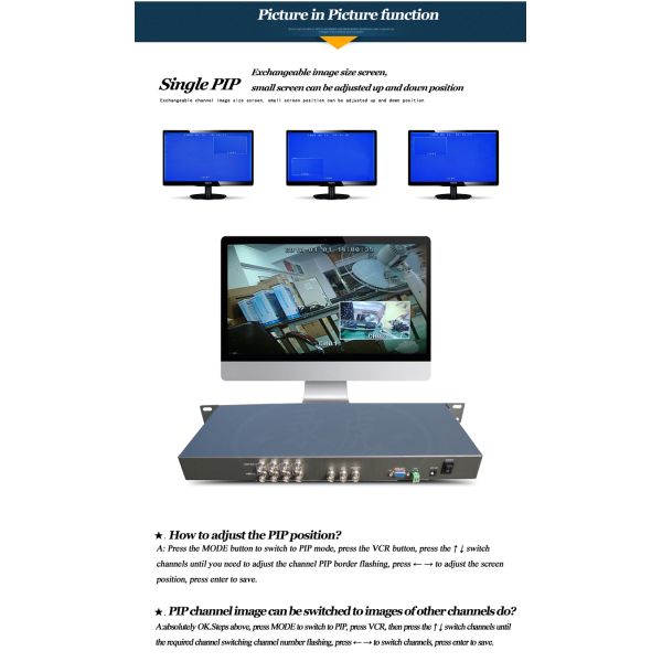 Portable CCTV Quad Processor , High Safety Car DVR 4 Camera System