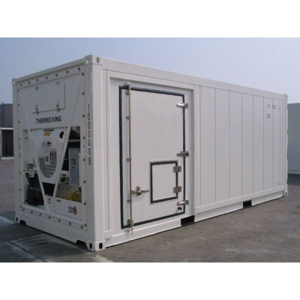 Dual Temperature 2-Room ISO 20ft Marine Refrigerated Container ISO Certified Aluminium Deep Freezers with Corten Steel