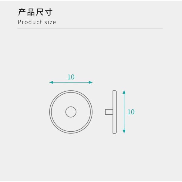 ODM Custom 10mm Screw Caps High Precision For Furniture Cabinet Connection