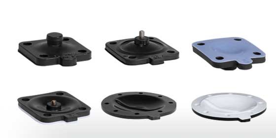 Customized DN25 Rubber Diaphragm Seal NBR Neoprene Fluorine Pneumatic