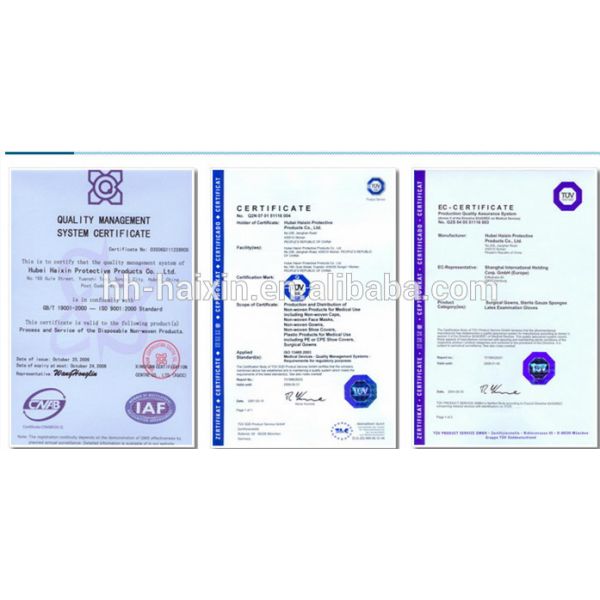 Anti Static SMS Disposable Non Woven Cap Double Elastic