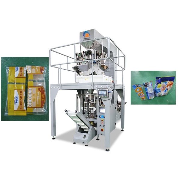 Peanuts Seeds Vertical Packaging Machine 50 - 1000g Weight Each Bag