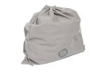 Logo Custom Velour Drawstring Bags Grey Printed Recyclable Fancy Reusable