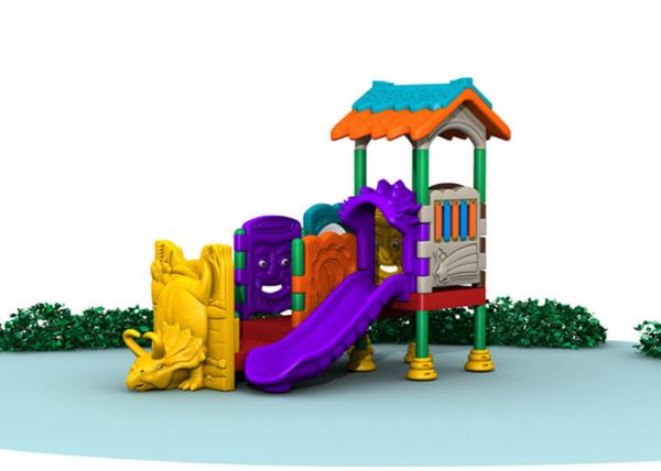 Quality Little Kids Outside Playset / Kids Plastic Play Structure With Slide  TQ-QS004 for sale