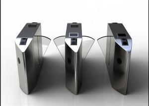 Buy cheap High Speed Retractable Flap Barrier Gate With Self Detection / Alarm product