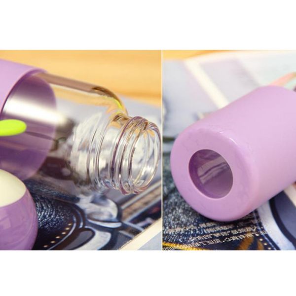 300ml Glass Drinking Bottles With Silicone Cover Eco Friendly Feature