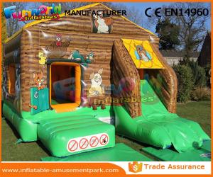 China 0.55mm PVC Tarpaulin Inflatable Bouncy Castle Moonwalk Jumping Castle Durable on sale