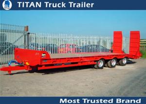 Buy cheap Heavy duty draw bar car hauler trailer trailer with 20 tons - 80 tons loading capacity product