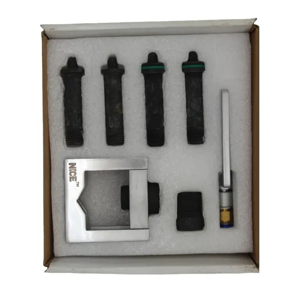 Universal Diesel Common Rail Injector Clamp Fuel Nozzle Oil Inlet Connector Adapter Repair Tool