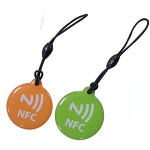Programmable Waterproof NFC Epoxy Tag With Printing QR Code Unique ID Number