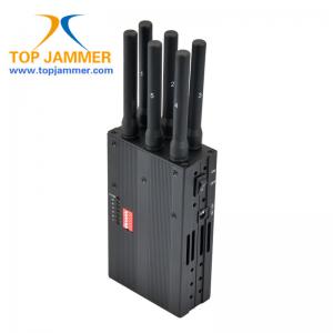 Global 6 Antennas Portable Car Jammer Block CDMA GSM 3G 4G LTE Lojack Wifi GPS RF Signal