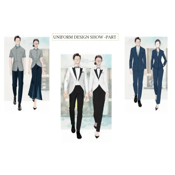Soft and Comfortable Catering and Hotel Service Fast Food Restaurant Waiter Workwear