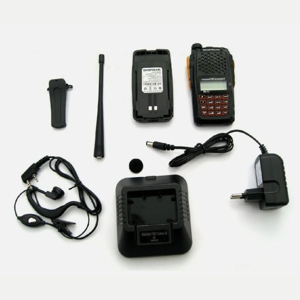 UV-6R IPX4 Water Resistant Walkie Talkie with 1500mAh Battery and 16 Channels Portable Two Way Radio