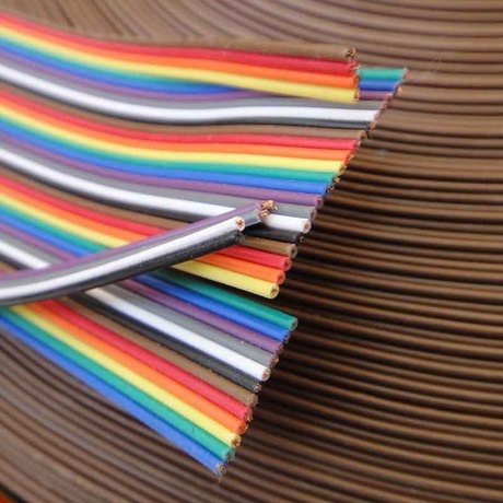 Male To Male Jumper Wires Breadboard And Wire Kit Green Black Yellow White Blue