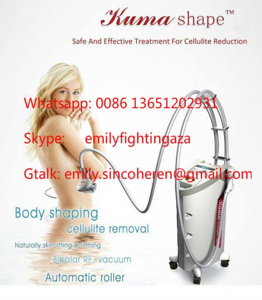 Quality in shape cellulite fat melting RF Kuma shape/ Body Cavitation Vacuum Shaping Machine/ laser slimming machine/ lipo for sale