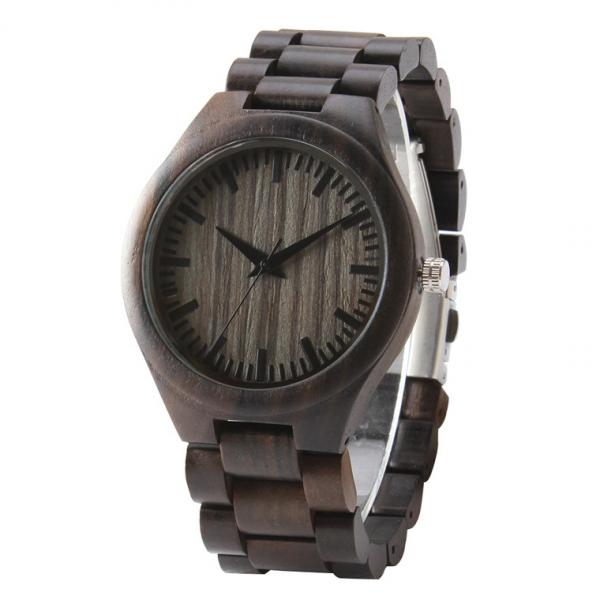 Quality OEM Wooden Wrist Watch Analog Dial Display RoHS certification for sale