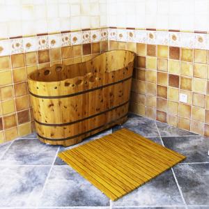 Buy cheap Customized WPC Wood Shower Floor WPC Bathroom Decking 60cm x 40cm product