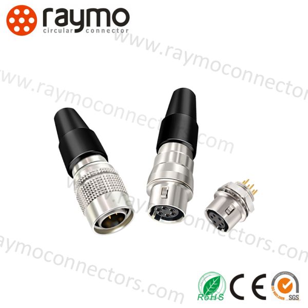10-Pin Male Solder IP68 Waterproof Circular Connector Brass Housing