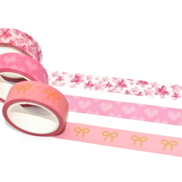 Custom Printed Multi Color Washi Tape Decorative Adhesive Masking Washi Tape