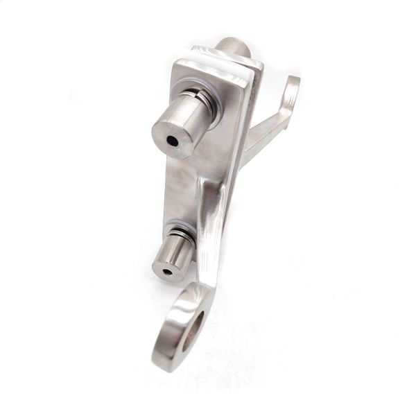 Two Arms Mirror Finish SS316 Glass Facade Curtain Wall Fitting