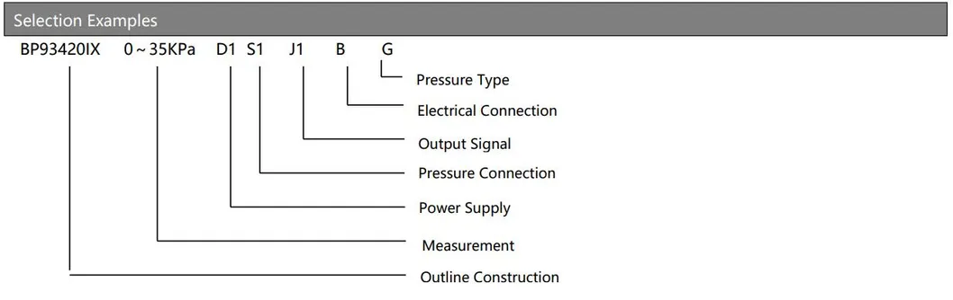 BP93420-IX Commmon Pressure Transducers and Sensor Transmitter