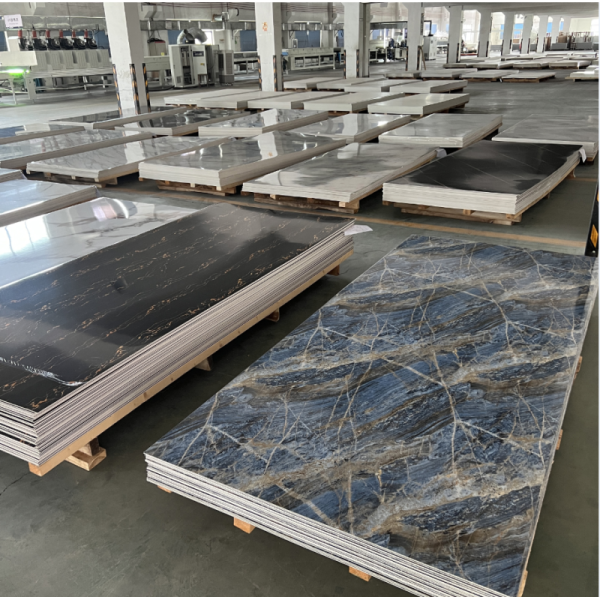 Easy Wall Board Install Fireproof Marble SPC Wall Panel with 25 Years Lifetime